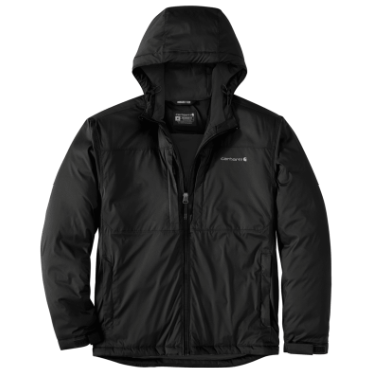 Rugged Flex® Relaxed Fit Lightweight Stretch Insulated Jacket - 3 Warmest Rating - Black