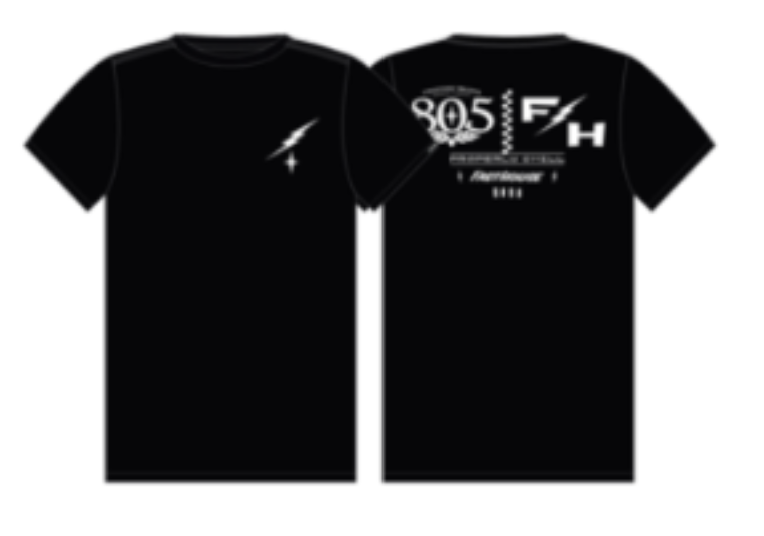 805 Bond Midweight SS Tee- Black