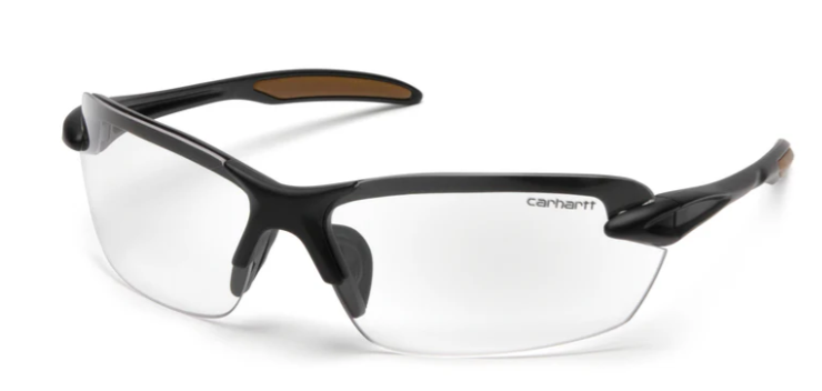 Spokane Half Frame-Black/Clear