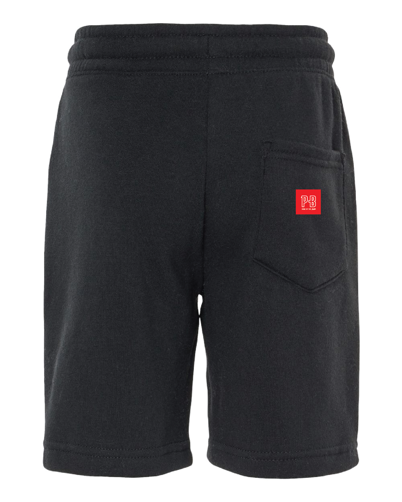 Youth Script Fleece Shorts, Black