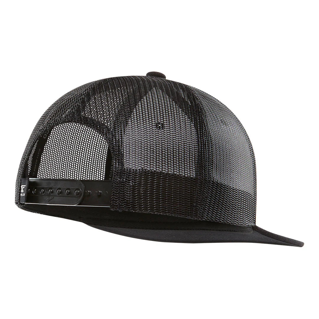 DHCM Model T Flat Bill Snapback Hat - Black