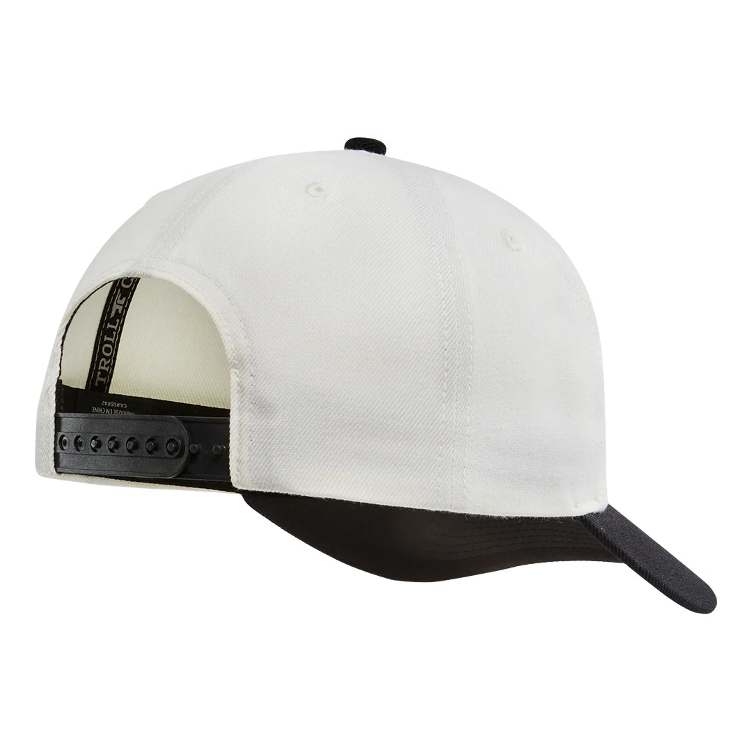 BC Bottoms Up Curved Bill Snapback-Natural Black