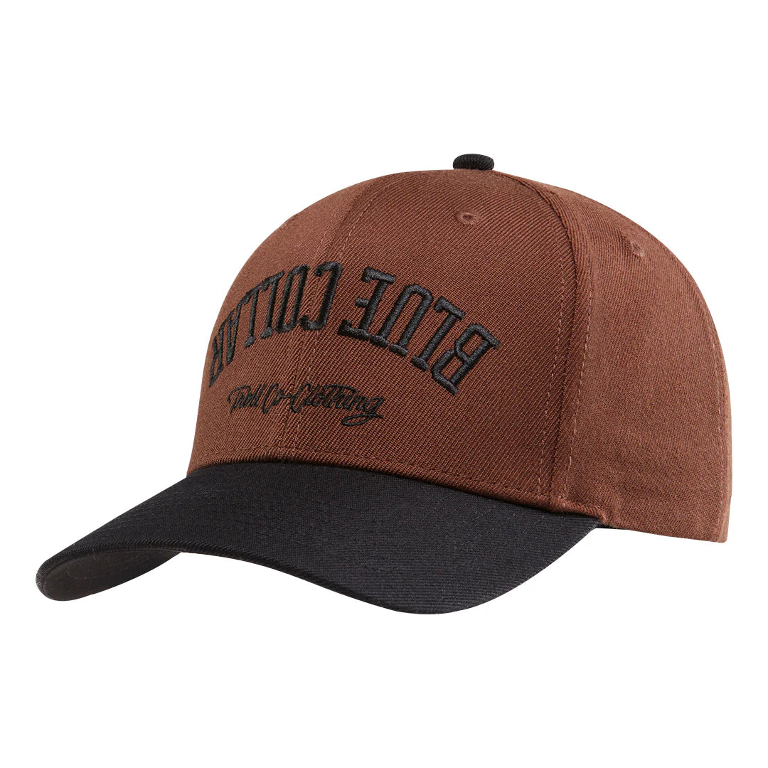 BC Bottoms Up Curved Bill Snapback, Brown & Black