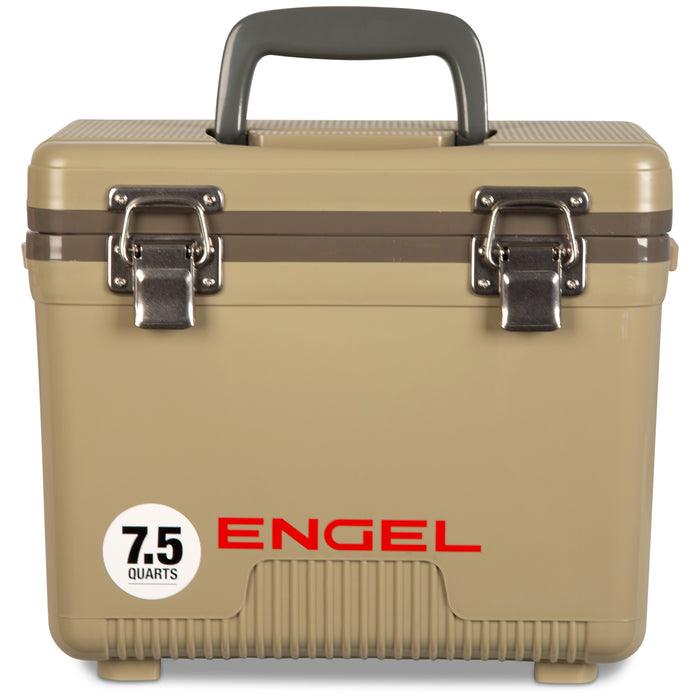 7.5 Quart Drybox / Cooler: Tan - ENGEL - Drinkware & Coolers