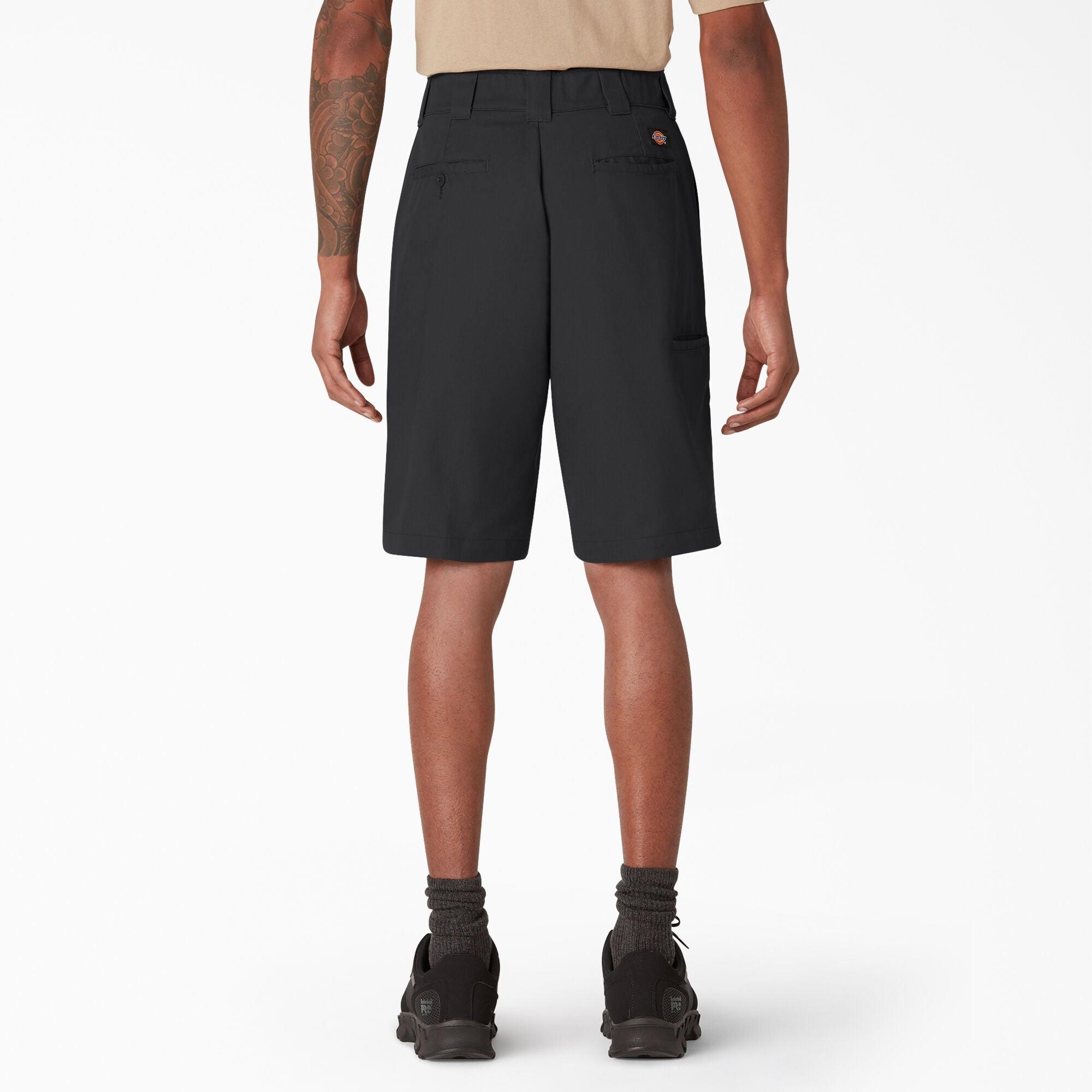 FLEX Cooling Active Waist Regular Fit Shorts, 11", Black - Purpose-Built / Home of the Trades
