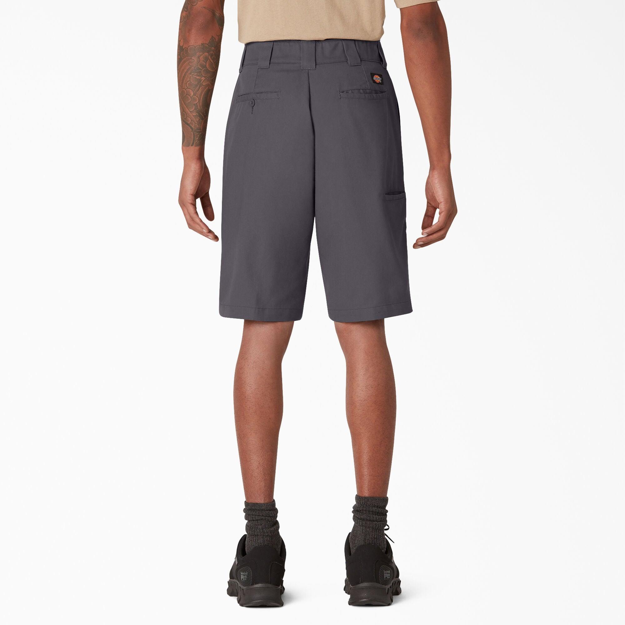 FLEX Cooling Active Waist Regular Fit Shorts, 11", Charcoal Gray - Purpose-Built / Home of the Trades