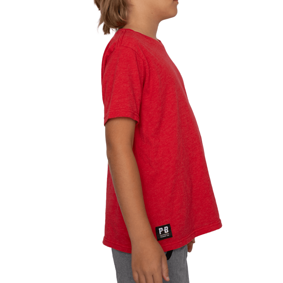 Youth Anthem Tee - Red - Purpose-Built / Home of the Trades