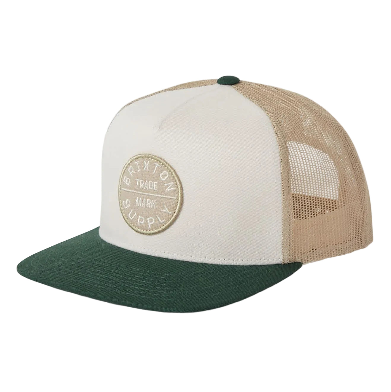 Oath Trucker Hat- Off White/Primal Green