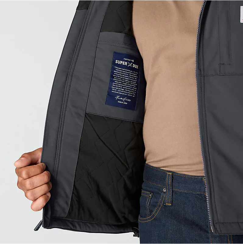 Men's Super Dux® Full Swing® Insulated Tech Jacket - 3 Warmest Rating - Shadow
