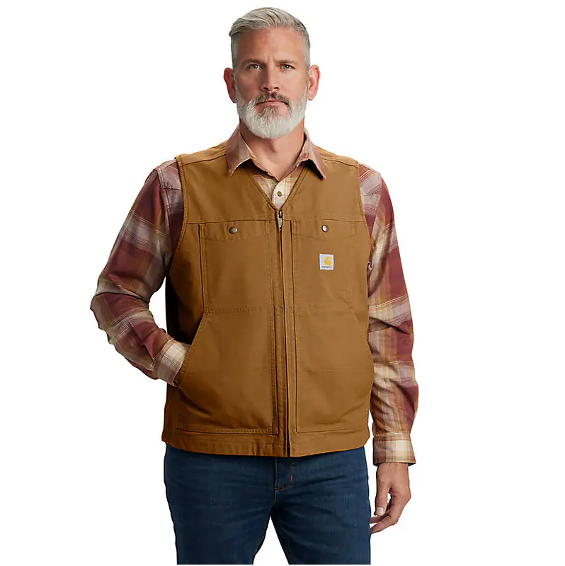 Montana Relaxed Fit Duck Vest, Carhartt Brown