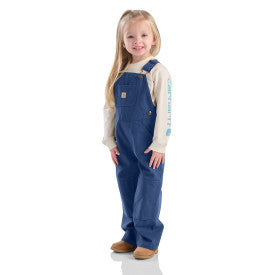 Infant/Toddler Loose Fit Canvas Bib Overall - Dark Denim