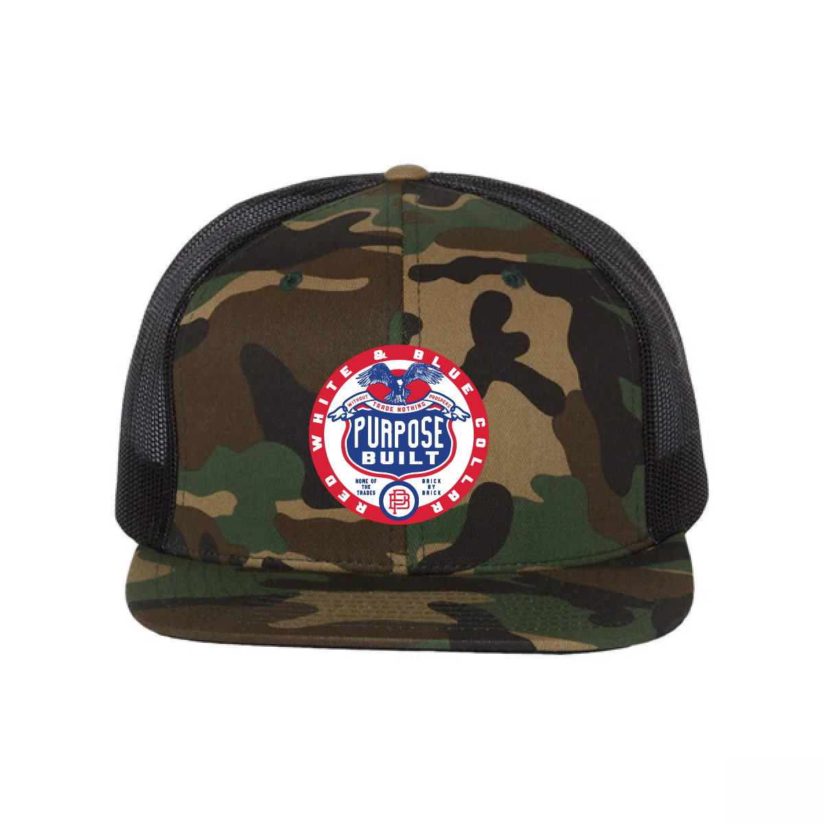 RWBC 2.0 Patch Hat, Camo & Black