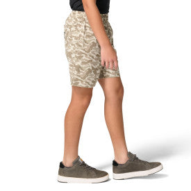 Youth Rugged Flex Camo Work Short - Brown Camo