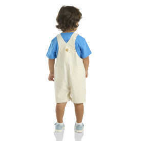 Infant/Toddler Loose Fit Canvas Shortall - Turtledove