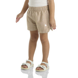 Infant/Toddler Color Chambray Short - Carhartt Brown