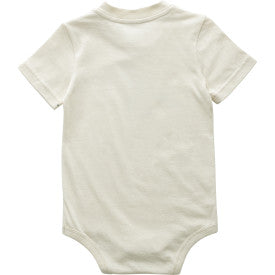 Infant Boys Short Sleeve Tractor Bodysuit - Turtledove