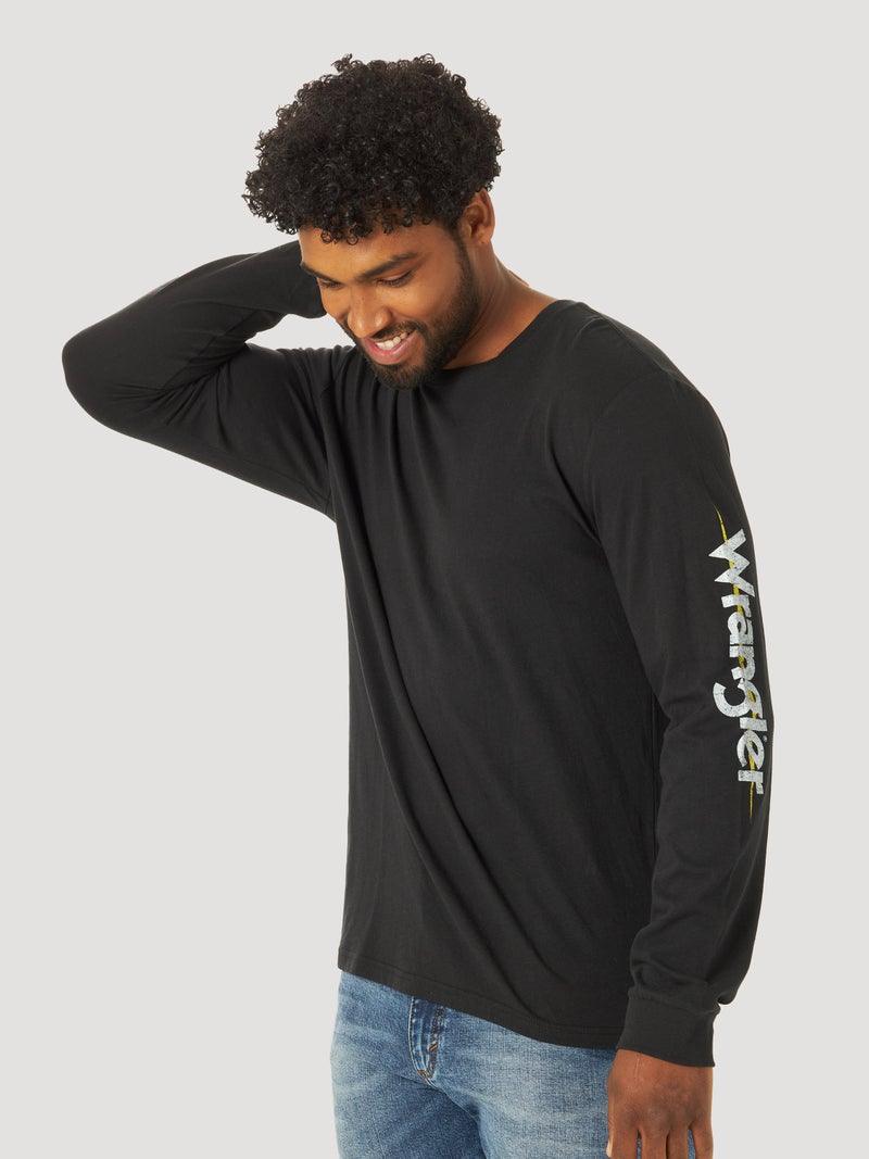 Wrangler Logo Long Sleeve Shirt - Black - Purpose-Built / Home of the Trades