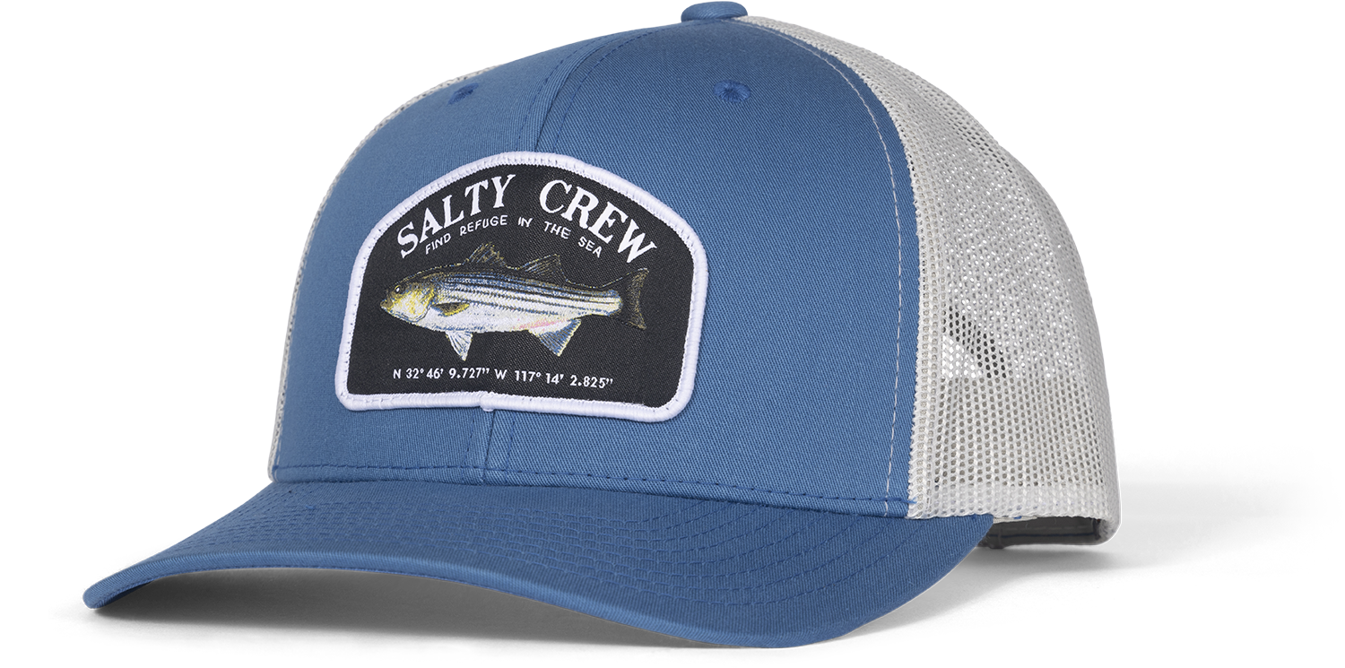 Striper Retro Trucker, Slate/Silver