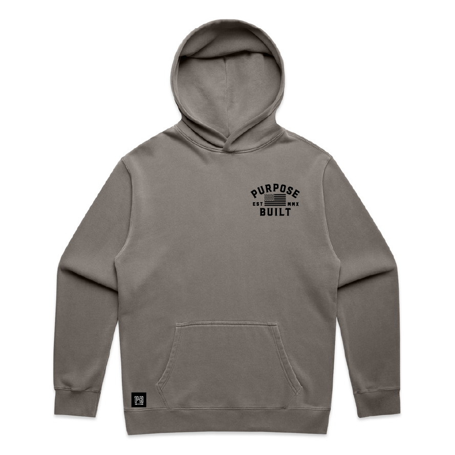 Freedom Hoodie HD, Faded Grey