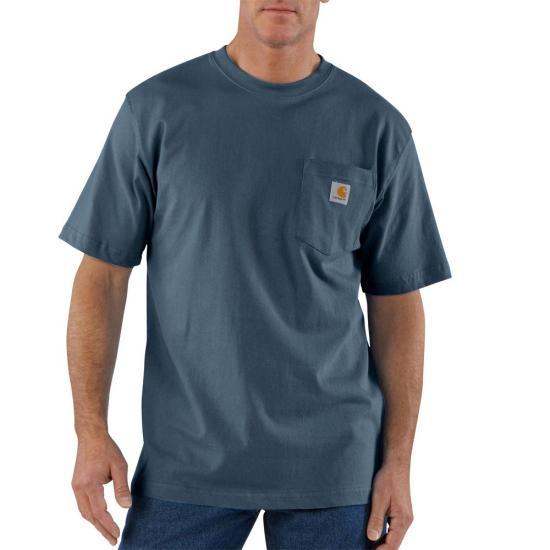 K87 - Loose fit heavyweight short-sleeve pocket t-shirt - BlueStone - Purpose-Built / Home of the Trades